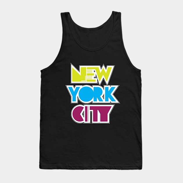 New York city Tank Top by Pradeep Chauhan